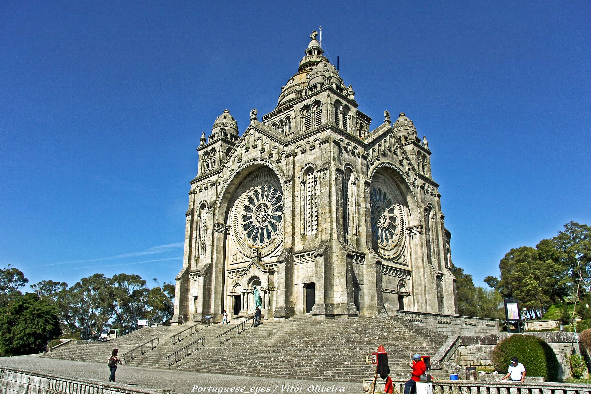 Basílica de Santa Luzia sobre o Monte de Santa Luzia, ex-líbris de Viana do Castelo